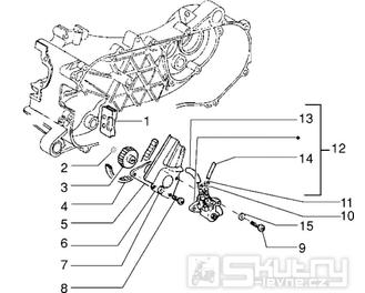 T12 Olejové čerpadlo - Gilera Easy Moving 50ccm 2T AC (SSP2T0001001...)