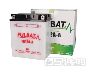 Baterie Fulbat FB12A-A olověná vč. kyselinového balení