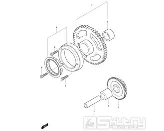 FIG07 Volnoběžka startéru - Hyosung GT 250i NE (Naked)