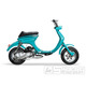 Sedlo BGM PRO Fastback hladké boky pro Lambretta Lui 50 C/CL, Lui 75 S/SL, Vega, Cometa