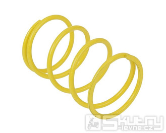 Kontrastní pružina Malossi MHR žlutá +30% pro Kymco, Honda, GY6, Piaggio