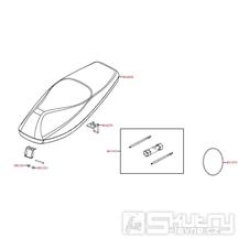F08 Sedačka a nářadí - Kymco Agility 50 Basic 4T