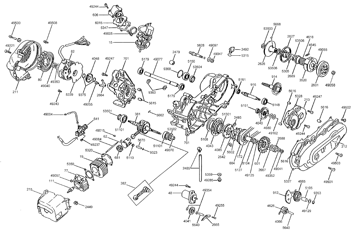 Motor - Malaguti Centro SL 50