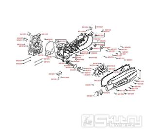 Kliková skříň - Kymco Downtown 125i ABS SK25AC