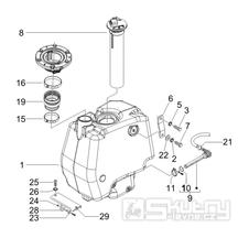 2.47 Palivová nádrž - Gilera Runner 125 VX 4T Race 2005 (ZAPM46100)