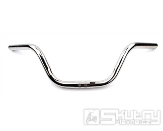 Řídítka chromovaná 550 mm 110 mm 25 mm pro Piaggio Ciao, Puch Maxi