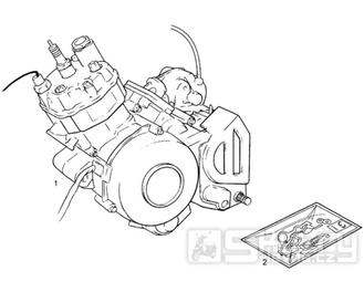 T1 Motor, těsnění motoru - Gilera SMT SM 50 EBS do roku 2005 (ZAPG12A1A4H)