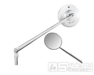 Zrcátko SIP Series Pordoi kulaté pravé nebo levé pro Vespa PK XL, PX ´98, MY, ´11