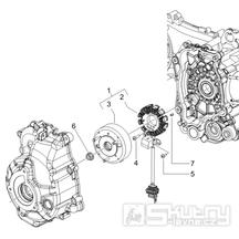 1.21 Magneto dobíjení - Gilera Runner 125 VX 4T Speciální série 2007 (ZAPM46300)