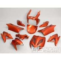 Sada plastů kapotáže 11 kusů oranžová metalíza pro Yamaha Aerox, MBK Nitro 50ccm, 100ccm 2-taktní