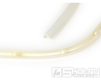 Ochranné lišty podlahy Moto Nostra bílé pro Vespa Primavera, Sprint (2013-)