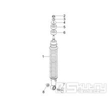 4.10 Zadní tlumič - Gilera Stalker 50 2T 2005-2006 (ZAPC40100)