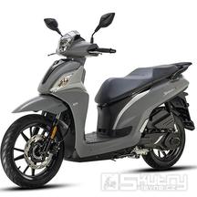 Sym Symphony ST 125i AC ABS Euro 5 s prodlouženou zárukou na 4 roky a zadním kufrem - barva šedá