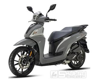 Sym Symphony ST 125i AC ABS Euro 5 s prodlouženou zárukou na 4 roky a zadním kufrem - barva šedá