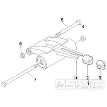 4.01 Uložení motoru - Gilera Runner 50 SP -SC- 2006 (ZAPC461000)