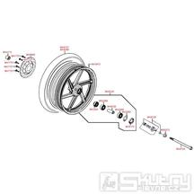 F08 Přední kolo - Kymco Quannon 125 Naked