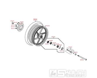 F08 Přední kolo - Kymco Quannon 125 Naked