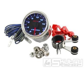 Otáčkoměr Koso GP-Style - analogový, kulatý, černý