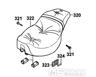 F12 Sedačka - Kymco ZING 125