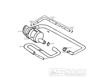 F23 Sekundární vzduchový systém - Kymco Yager GT125 E3