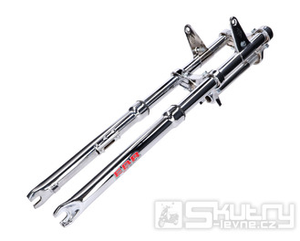 Přední vidlice EBR chrom D=30mm pro Peugeot 103