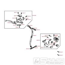 F04 Přední brzda - Kymco DJ 50 S KG10B