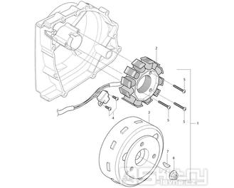 18 Magneto dobíjení - Hyosung GT 250i RF