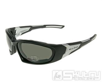 Sluneční brýle Urban Rider - černá / matný hliník