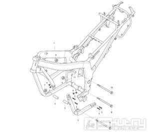 FIG26 Rám - Hyosung GT 250i NE (Naked)