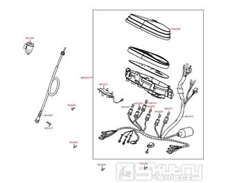 F02 Tachometr - Kymco Like 125 KN25AA