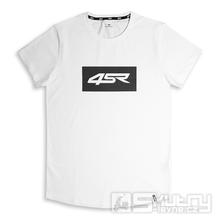 Tričko 4SR Logo Carbon White