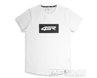 Tričko 4SR Logo Carbon White
