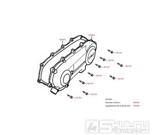 E05 Kryt variátoru - Kymco YUP 50