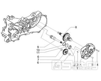 1.25 Převodovka - Gilera Runner 50 SP 2007 (ZAPC461000)