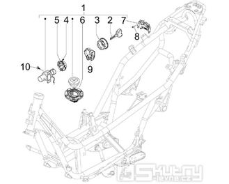 2.46 Zámky - Gilera Nexus 125ie 4T LC 2009 (ZAPM35700)