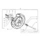 T54 Přední kolo a brzdový kotouč, převodník tachometru - Gilera Runner 125 FX DT 2T LC (ZAPM0700...)
