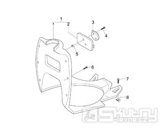 2.30 Předkolenní plast - Gilera Stalker 50 2T 2008-2011 (ZAPC40100, ZAPC40101)