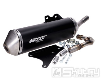 Výfuk Tecnigas 4Scoot TRE pro Vespa Primavera, Sprint, Piaggio Liberty, Zip 50 Euro 4 / Euro 5