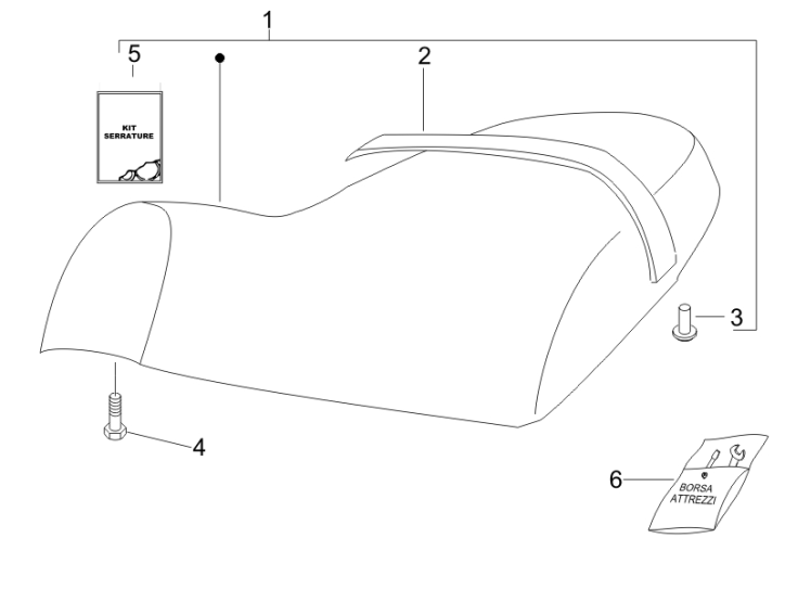 2.39 Sedadlo - Gilera Stalker 50 2T 2005-2006 (ZAPC40100)