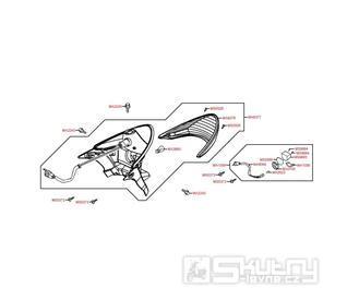 F21 Zadní světlo - Kymco Quannon 125