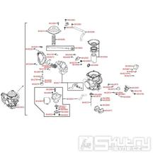 E09 Karburátor - Kymco MXU 500 IRS LOF