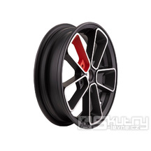 Ráfek SIP Series Pordoi 3,00-12" černý/červený pro Vespa GTS, GTV 125-300ccm