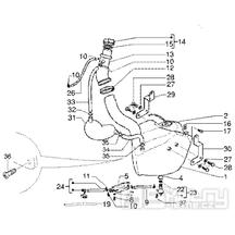 T29 Palivová nádrž - Gilera DNA GP Experience 50ccm 2T 1998-2005  (ZAPC27000...)