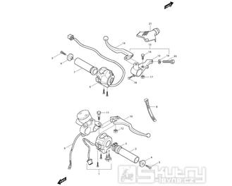 40 Gripy / Přepínače / Páčky Hyosung - GV 250i C