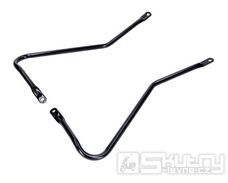 Sada držáků rámu, lesklá černá, pro Puch Maxi