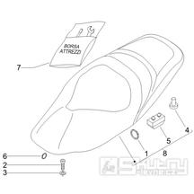 2.39 Sedadlo - Gilera Nexus 500 4T LC 2006-2008 (ZAPM35200)