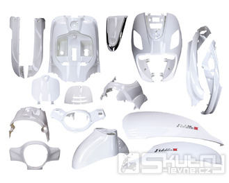 Sada kapotáže základová bílá 16 dílů pro Sym Fiddle 3 BJ. 2014-2020