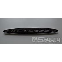 Z548 samolepící oválné logo Keyless pro kufr GIVI E 41 Keyless