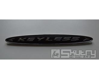 Z548 samolepící oválné logo Keyless pro kufr GIVI E 41 Keyless