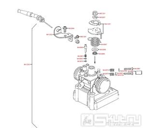 E05 Škrtící klapka - Kymco Movie S 125i SR25BA